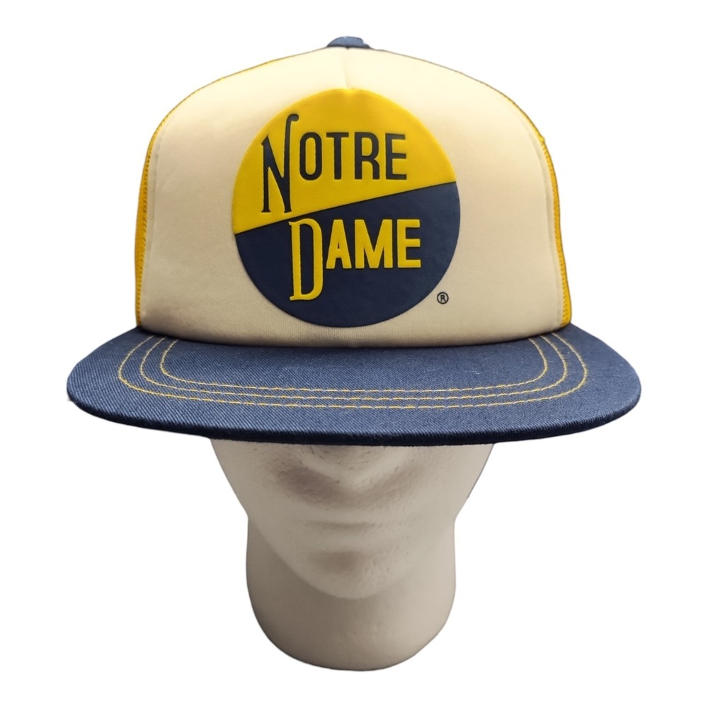 Notre Dame University‎ Fighting Irish Adidas Football Cap Mens Snapback VTG